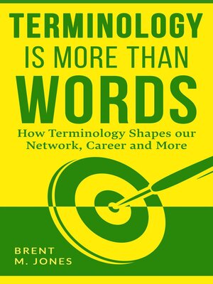 cover image of Terminology Is More Than Words